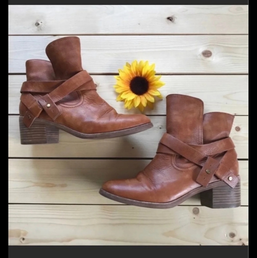 Ugg leather booties